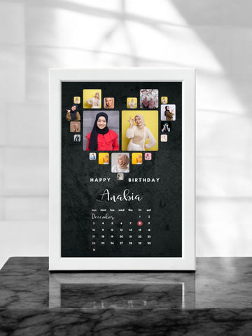 20 Hearts Collage Photo Frame