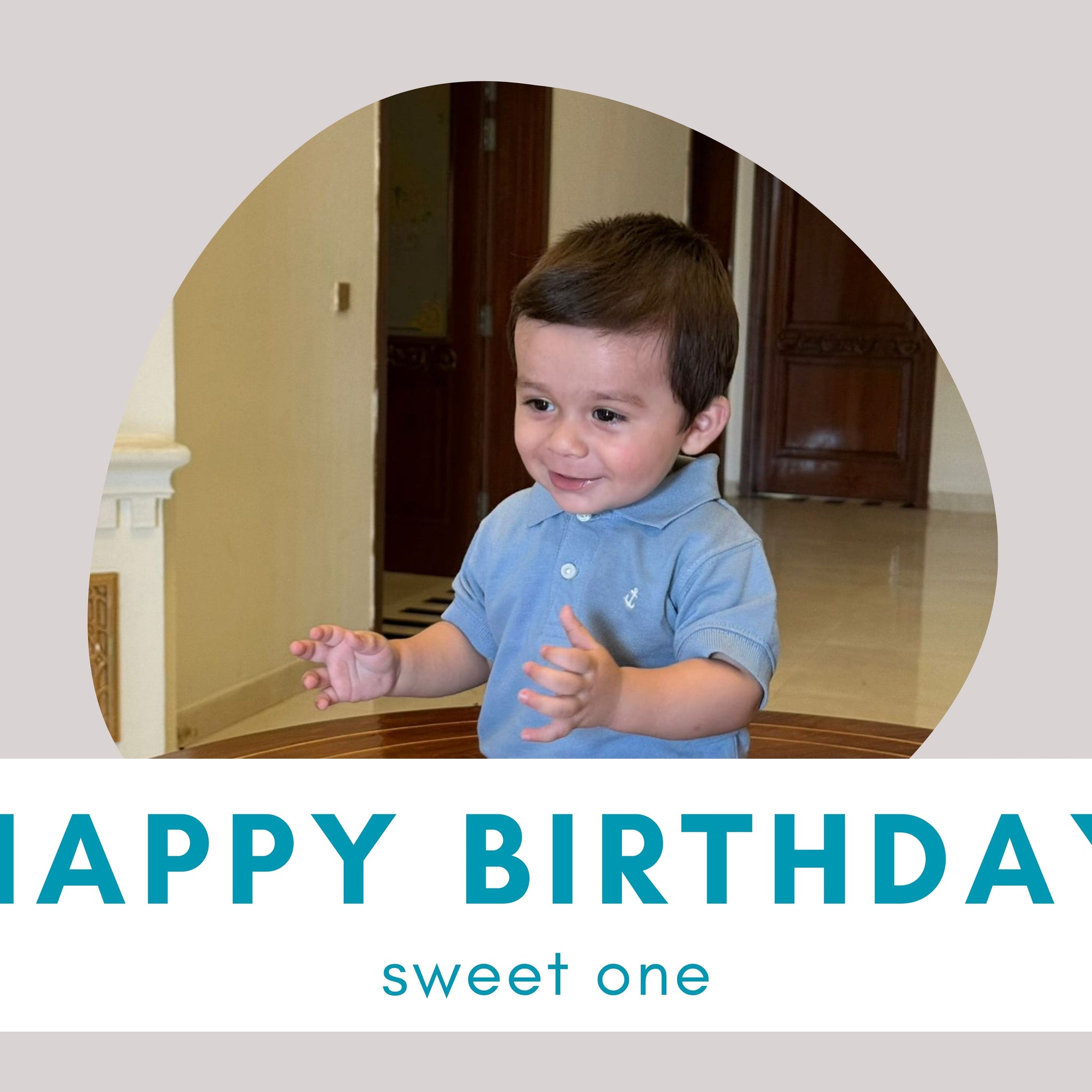 "Open birthday photo album showing custom printed photos and sentimental memory layout"