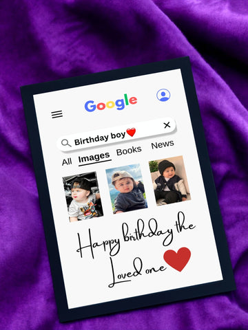 Google Search Birthday Photo Frame
