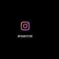 Instagram logo with a colorful gradient on a black background, featuring the handle @Framystore.
