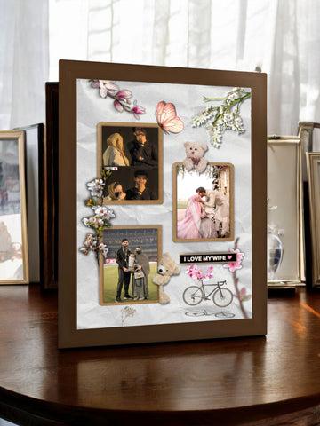 Aesthetic Trio Love Photo Frame Framy