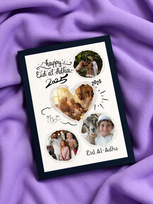 Bakra_Eid_Mubarak_6_Photos_Frame_2025_Black_Frame