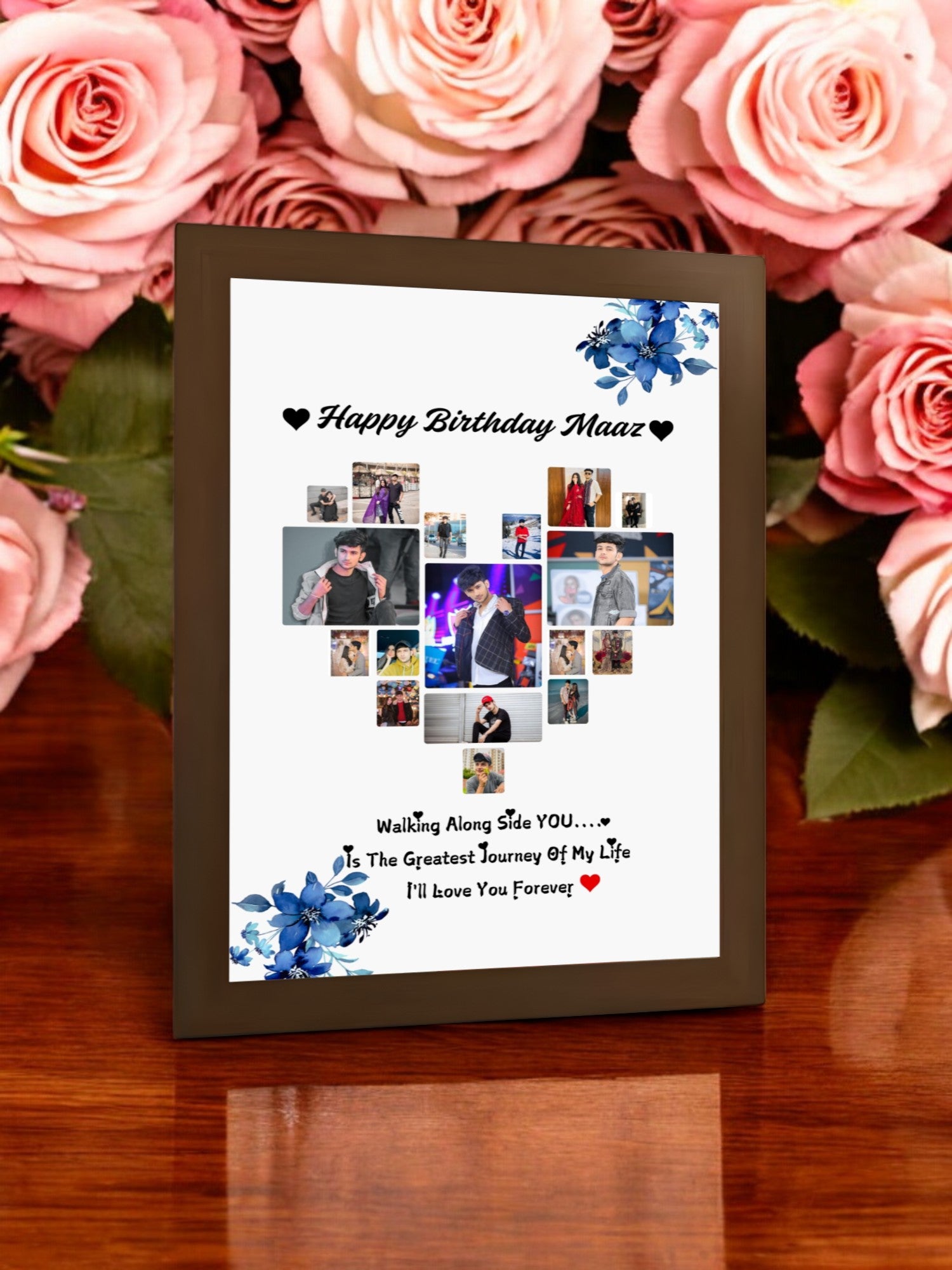 Happy Birthday 17 Photos Frame