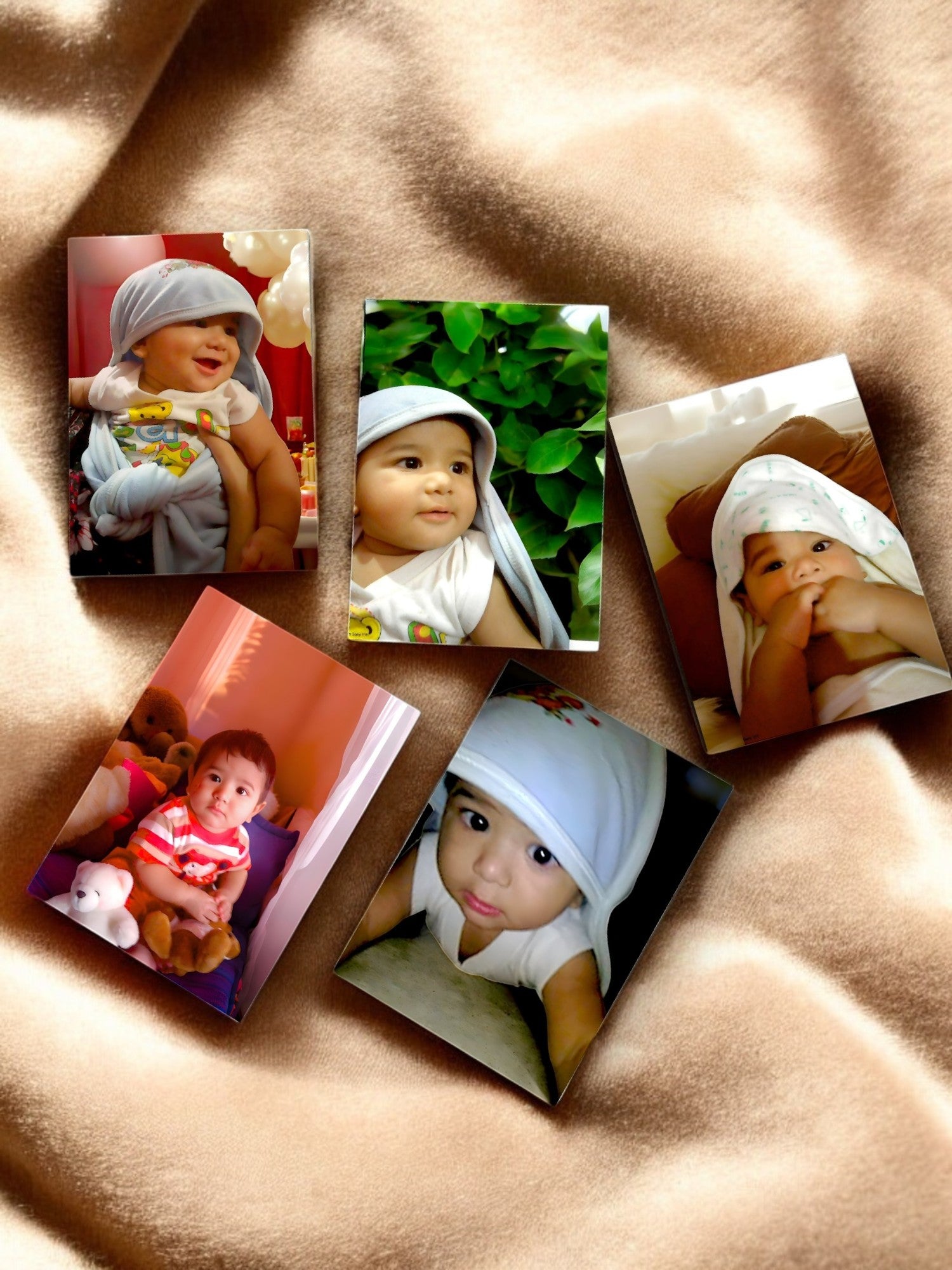 High Quality Baby Photo Tiles 5 Set Framy