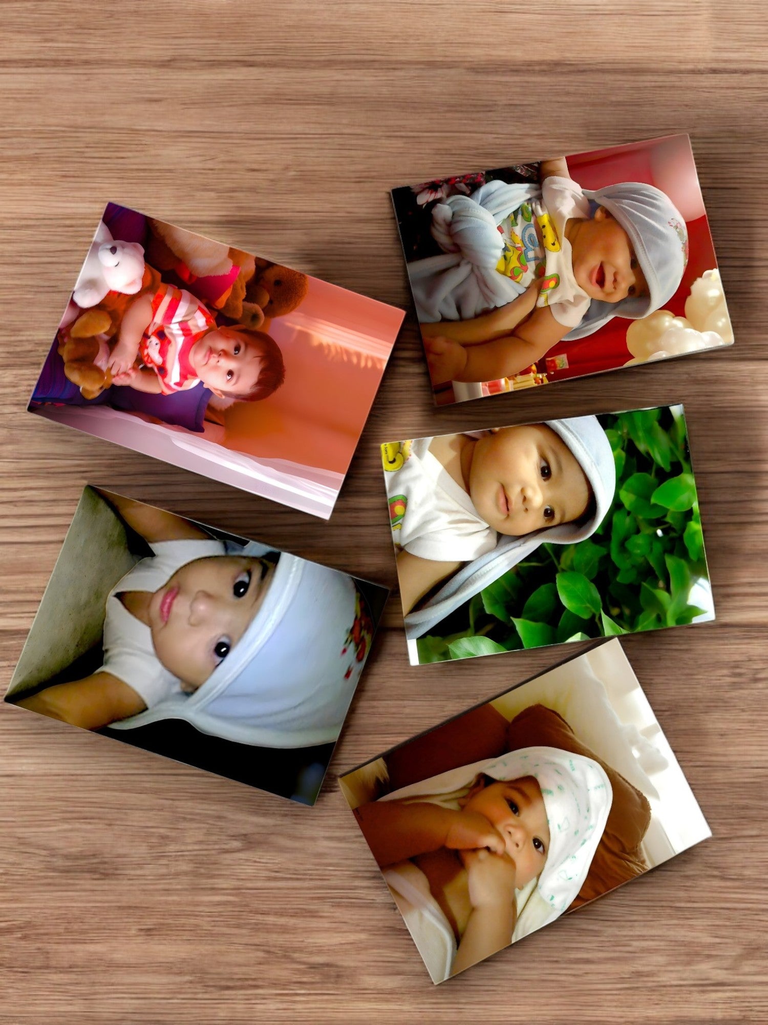 High Quality Baby Photo Tiles 5 Sets Framy