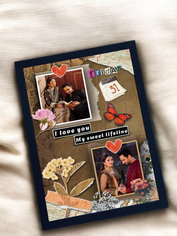 My Sweet Life Line Photo Frame Black Framy
